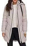 JdY Damen JDYSKYLAR Padded Hood Jacket OTW NOOS Jacke, Chateau Gray/Detail:Black, XL