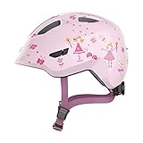 ABUS Kinderhelm Smiley 3.0 - Fahrradhelm mit tiefer Passform, kindergerechten Designs & Platz für...