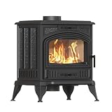 Kaminofen Gusseisen KRATKI K6 ECO – 6,5 kW – Ø150 – klassischer Holzofen im Retro-Stil –...