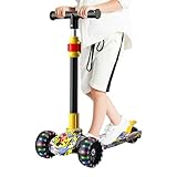 Verstellbarer Kinderroller – Faltbare Kinder, Roller Mit Fußbremse, Und Mädchen Im Alter Von...