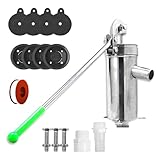 Schwengelpumpe Komplett Set, Handwasserpumpe Handpumpe Wasserpumpe Gartenpumpe Edelstahl Manuell Und...