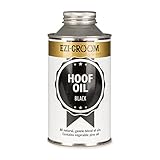 Shires EZI-GROOM Huföl, 500 ml, Schwarz oder Transparent, Schwarz