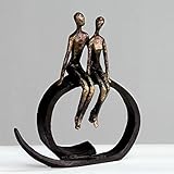 Casablanca Deko Skulptur Figur - Statue Paarfigur aus Kunstharz - Geschenk Geburtstagsgeschenk -...