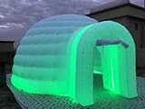 Aufblasbares Iglu-Zelt mit LED-Lichtern für Party, Hochzeit, Show, riesiges 5 m aufblasbares...