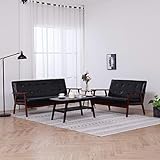 LAPOOH 2-teiliges Sofaset, Schlafsofa, Wohnzimmersofa, Schlafsofa, modernes Sofa, Kunstleder,...