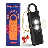 Taschenalarm für Frauen Kinder ,130dB Persönlicher Alarm, Alarm mit Stroboskoplicht und...