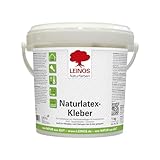 LEINOS Naturlatexkleber 1,00 kg – lösungsmittelfreier Kontaktkleber auf Naturkautschukbasis –...