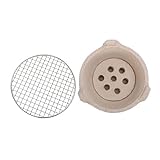 Milisten 1 Satz Kugelgrill Holzkohlegrill für Outdoor Camping Runder Bbq Stove mit Praktischem...