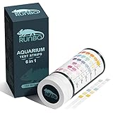 RUNBO 6 in 1 Aquarium-Teststreifen, 150 Stück, Aquarium-Test-Set für Süßwasser, Fischteich,...