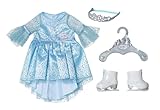 BABY born Eisprinzessinen-Kleid mit Schlittschuhen und Tiara für 43 cm Puppen, 836095 Zapf Creation