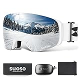 suoso OTG Ski brille-Skibrillen Herren Damen-Ski Goggles-UV-Schutz-Snowboard...