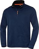 NORDCAP Strickfleece-Troyer, Warmer Unisex Pullover aus Strick und Fleece, atmungsaktiver...