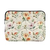 Laptoptasche 13-14 Zoll Laptoptasche Vintage Blume Gelb Druck Reisetasche Laptoptasche...