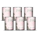 MjAMjAM - Premium Nassfutter für Katzen - Kitten saftiges Hühnchen mit Lachsöl, 6er Pack (6 x 400...