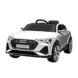 HOMCOM Elektro Kinderauto 12V Elektrofahrzeug Audi E-tron Elektroauto mit Fernbedienung,...