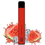 Aroma King/AK Einweg E-Shisha - Watermelon Ice - OHNE NIKOTIN - E-Zigarette CA. 700 ZÜGE...