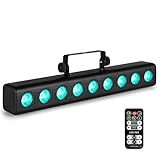Fuzzix Orion Party Bar – RGBW LED Bar DMX Lichtanlage, Musikgesteuertes Discolicht Partylicht,...