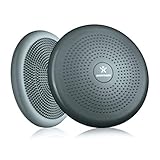 BODYMATE Ballsitzkissen inkl. Pumpe GRAU-BLAU 34cm Durchmesser - Balance-Kissen, Luftkissen, Balance...