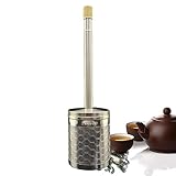 Tee-Stecher - Cold Brew Pressing Kaffeepresse Honeycomb - Rostfreies tragbares Zubehör mit...