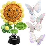 BITEFU 5 Stück Wackelkopf, Sonnenblumen Wackelkopf Figur für Männer, Frauen Freunde, Freund,...