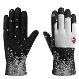 Schneehandschuhe, Skihandschuhe, warme Winterhandschuhe, wasserdicht, für Männer/Frauen,...