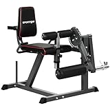 SPORTNOW Beinstrecker, Verstellbar Beinbeuger mit Plattenbeladung, Beintrainer Heimtrainer für...