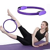 PROVO Pilates Ring Pilates Circle Widerstandsring Loop mit 3 Yoga Spannband, Yoga Ring mit...