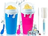 Slushy Cup Maker (2er-Pack), großer Slushie-Maker, 500 ml, Silikon-Slushie-Tassen-Maker,...