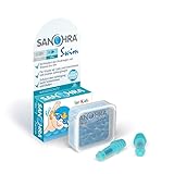 SANOHRA swim Ohrstöpsel für Kinder - wasserdichte Ohrenstöpsel zum Schwimmen - wiederverwendbar -...