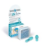 SANOHRA swim Ohrstöpsel für Kinder - wasserdichte Ohrenstöpsel zum Schwimmen - wiederverwendbar -...