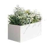 3D-Pflanzkasten aus Schmiedeeisen for den Außenbereich, rechteckiger Pflanzkasten im modernen Stil,...