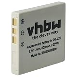 vhbw 1x Akku kompatibel mit Sanyo Xacti VPC-CA9, VPC-CA8, VPC-CA6 Active Kamera (550 mAh, 3,6 V,...