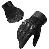 Firschoie Taktische Handschuhe Militärische Mit hartem Knöchelschutz und 2-Finger Touchscreen,...