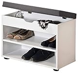 Kesper Schuhschrank mit Sitzkissen, Material: Faserplatte, Maße: B60 x H45 cm x L30 cm, Farbe:...