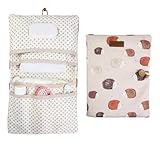 HAMUR HOME Windeltasche Organizer und Kosmetiktasche 2in1 - Kleine Wickeltasche für Unterwegs Mamas...