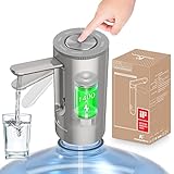 KitchenBoss Wasserflaschen Pumpe Flaschen Wasserspender: USB-Ladung Elektrischer Wasserspender, 1-5...