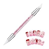 Silikon Nagel Pinsel, Nageldesign Stifte Gel Schnitzen Pinsel Strassstein Picker Professionelle...