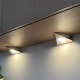 Loevschall Emerald Kit Unterbauleuchte Küche LED 230V, 2er-Kit, Dreieckige LED-Lampe für...