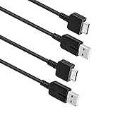 Mcbazel 2 Stück USB-Ladekabel Datenübertragungskabel für Sony Playstation Vita, PSVita 1000, 1.2...