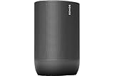 Sonos Move (Schwarz). Mit diesem leistungsstarken, robusten und vielseitigen Smart Speaker erlebst...