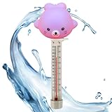Schwimmendes Pool-Thermometer, Teich-Thermometer für den Außenbereich, einfaches Ablesen für Spa,...
