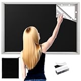 SINZONeu® Verdunkelungsrollo ohne Bohren 150x200cm - 100% Blackout Stoff mit 10 Klettband für...