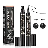Eyeliner-Stempel - Anglicolor 2 Stifte Winged Eyeliner-Stempel, langlebiger flüssiger Eyeliner,...