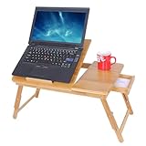 SONGMICS Laptoptisch Notebooktisch Betttisch Lapdesks für Lesen oder Frühstücks und Zeichentisch...