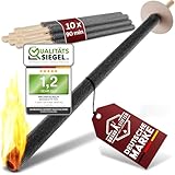 Brandstifter® 10 x bis zu 90 Minuten Fackeln für draußen Hochzeit, Kinder und Freunde....