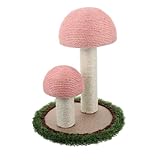 MOTHNUR Kratztonne Katzenpilz aus Natürlichem Sisal Langlebiger Katzenkratzturm und...