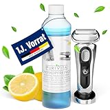 PURIVITA Scherkopfreiniger Nachfüllflüssigkeit - Kompatibel für Braun Clean & Renew...