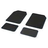 DBS - Autofußmatten - PKW/Auto - 4-teilig : Vorne + Hinten - Blau - Universal Autofussmatten -...