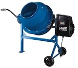 scheppach Betonmischer MIX63 (220 W, Fassungsvermögen 63 L, Drehzahl 27,5 min-1, langlebig und...