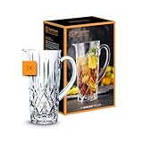 Nachtmann Glas Krug, 1190 ml, Noblesse, 101969, Wasserkrug aus Kristallglas, spülmaschinenfest,...
